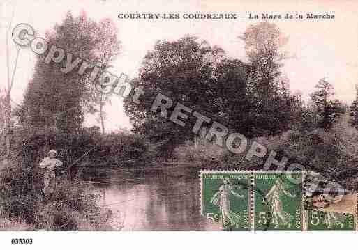 Ville de COURTRY, carte postale ancienne