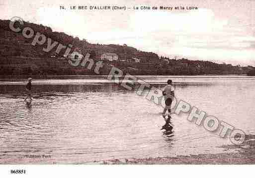 Ville de CUFFY, carte postale ancienne