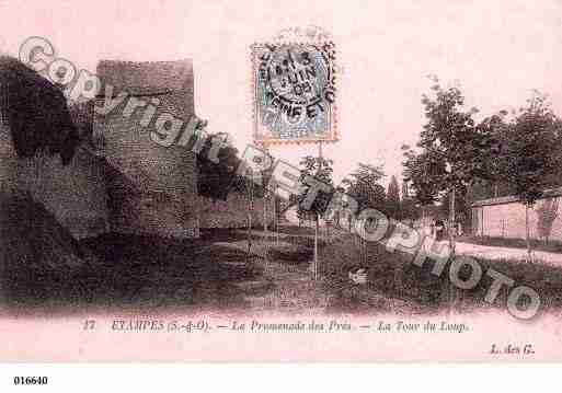 Ville de ETAMPES, carte postale ancienne