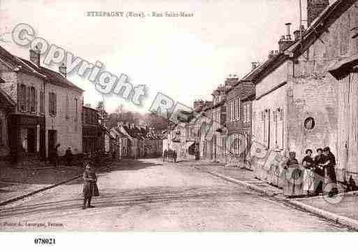 Ville de ETREPAGNY, carte postale ancienne