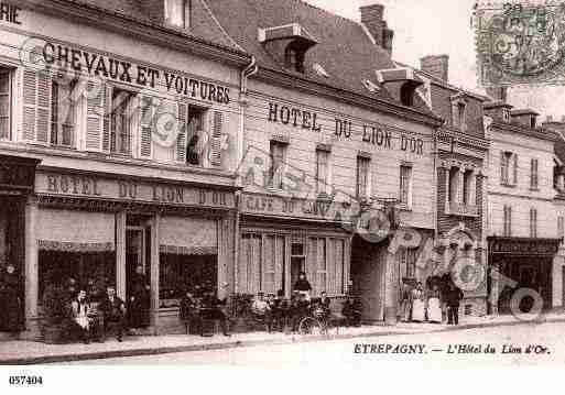 Ville de ETREPAGNY, carte postale ancienne