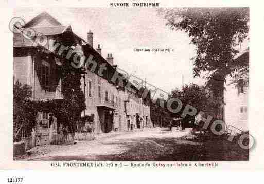 Ville de FRONTENEX, carte postale ancienne