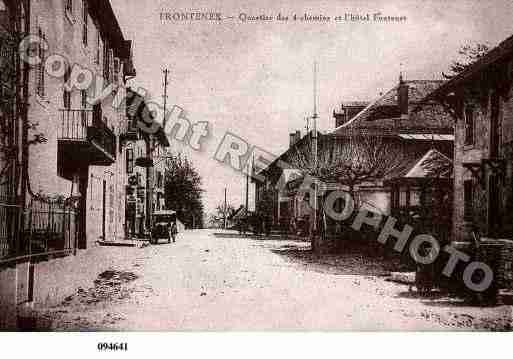 Ville de FRONTENEX, carte postale ancienne