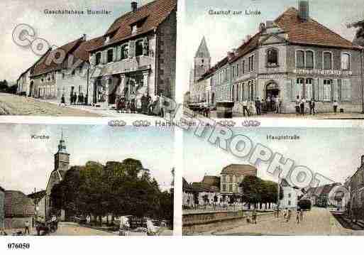 Ville de HARSKIRCHEN, carte postale ancienne