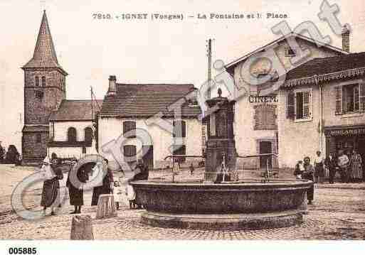 Ville de IGNEY, carte postale ancienne