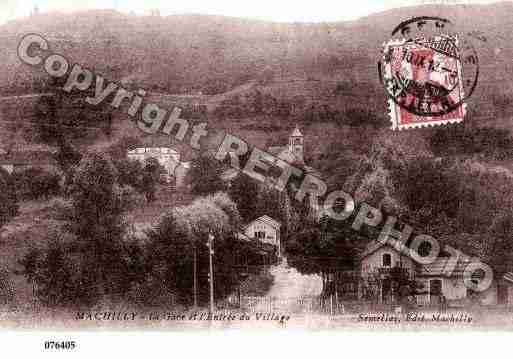 Ville de MACHILLY, carte postale ancienne