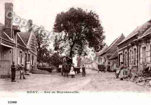 Ville de MERYLABATAILLE, carte postale ancienne