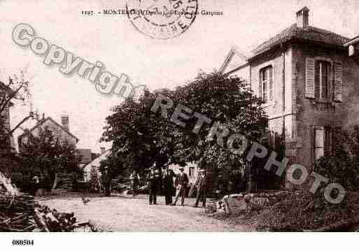 Ville de MONTENOIS, carte postale ancienne