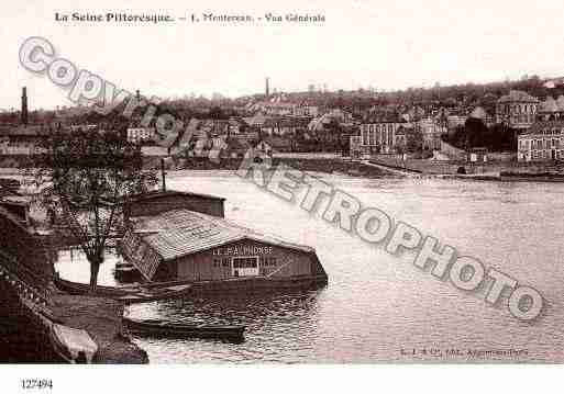 Ville de MONTEREAUFAUTYONNE, carte postale ancienne