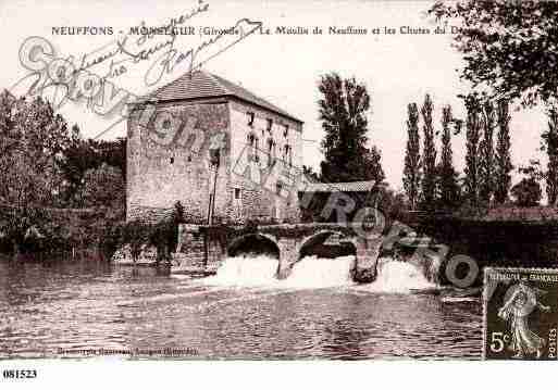 Ville de NEUFFONS, carte postale ancienne