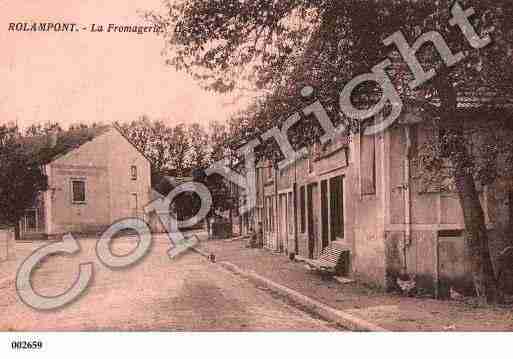 Ville de ROLAMPONT, carte postale ancienne