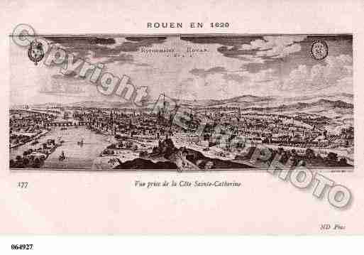 Ville de ROUEN, carte postale ancienne