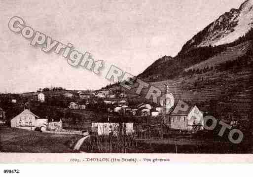 Ville de THOLLON, carte postale ancienne