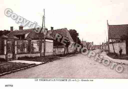 Ville de TREMBLAYLESVILLAGES, carte postale ancienne