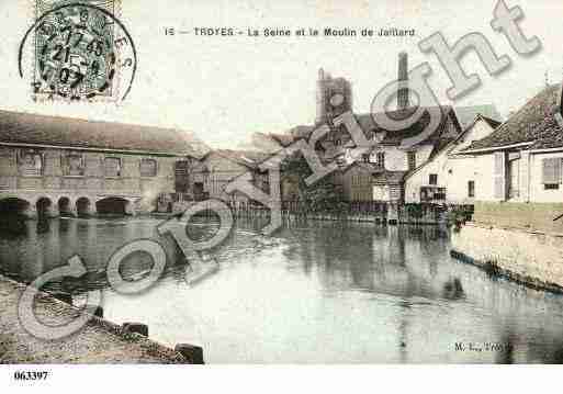 Ville de TROYES, carte postale ancienne