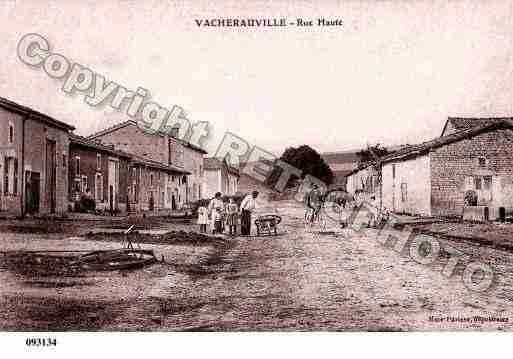 Ville de VACHERAUVILLE, carte postale ancienne