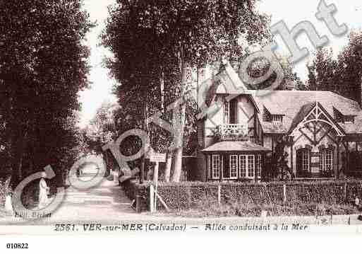 Ville de VERSURMER, carte postale ancienne