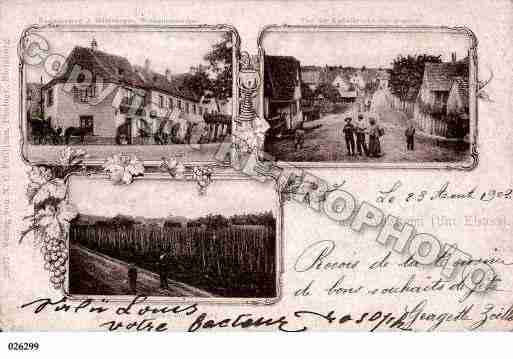 Ville de WOLXHEIM, carte postale ancienne