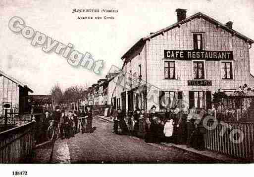 Ville de ARCHETTES, carte postale ancienne