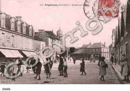 Ville de ARGENCES, carte postale ancienne