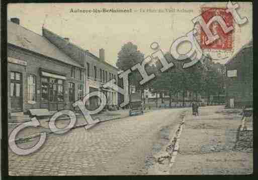 Ville de AULNOYEAYMERIES, carte postale ancienne