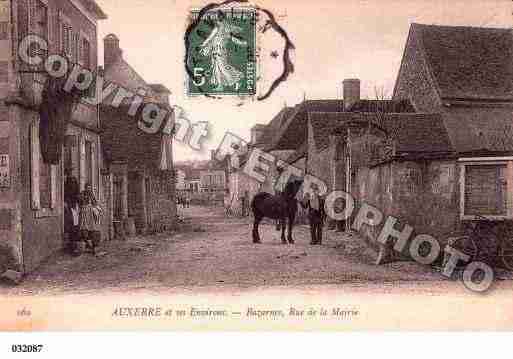 Ville de BAZARNES, carte postale ancienne