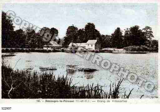 Ville de BAZOUGESLAPEROUSE, carte postale ancienne