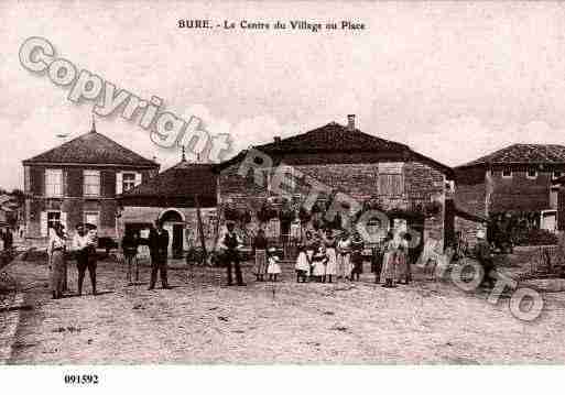 Ville de BURE, carte postale ancienne