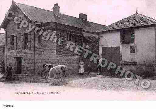 Ville de CHAMILLY, carte postale ancienne