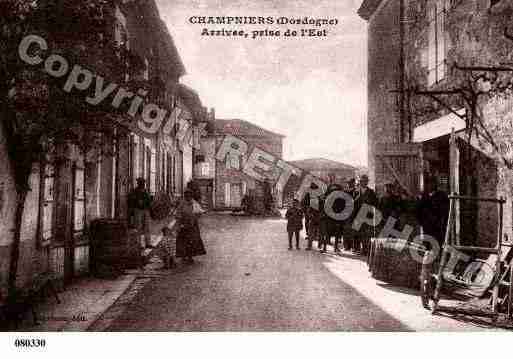 Ville de CHAMPNIERSETREILHAC, carte postale ancienne