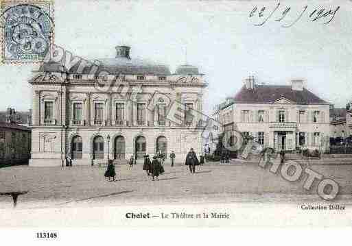 Ville de CHOLET, carte postale ancienne