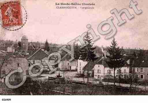 Ville de CLAIREGOUTTE, carte postale ancienne