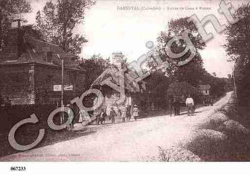 Ville de DANESTAL, carte postale ancienne