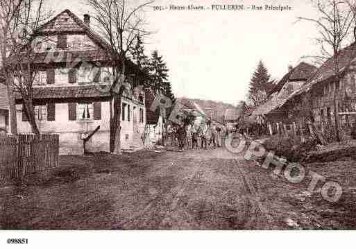 Ville de FULLEREN, carte postale ancienne