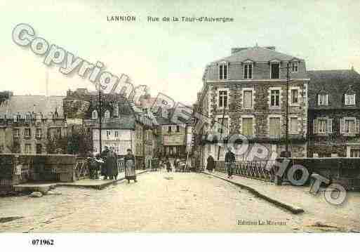 Ville de LANNION, carte postale ancienne