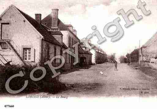 Ville de LIMOISE, carte postale ancienne