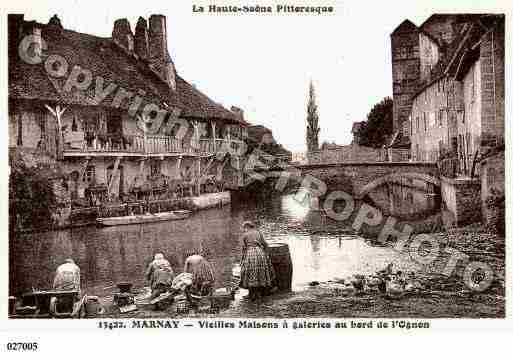 Ville de MARNAY, carte postale ancienne