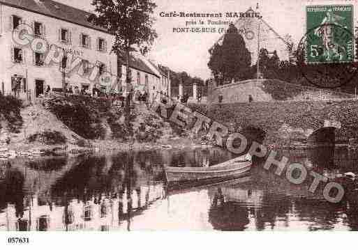 Ville de PONTDEBUISLESQUIMERCH, carte postale ancienne