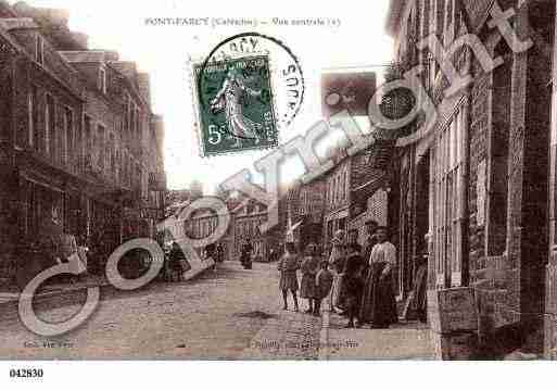Ville de PONTFARCY, carte postale ancienne
