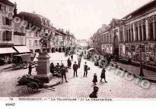 Ville de REMIREMONT, carte postale ancienne