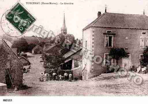 Ville de TORCENAY, carte postale ancienne