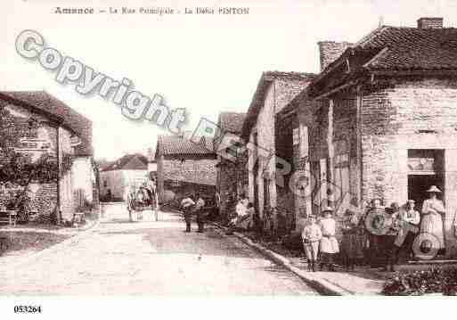 Ville de AMANCE, carte postale ancienne