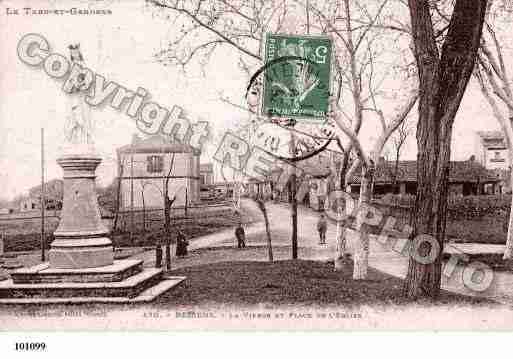 Ville de BESSENS, carte postale ancienne