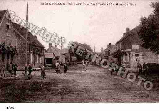 Ville de CHAMBLANC, carte postale ancienne