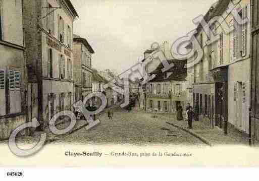 Ville de CLAYESOUILLY, carte postale ancienne