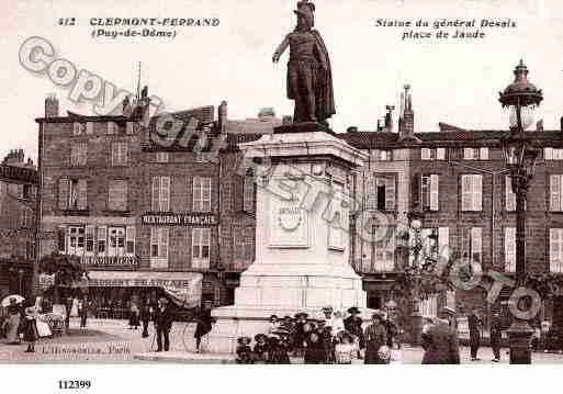 Ville de CLERMONTFERRAND, carte postale ancienne