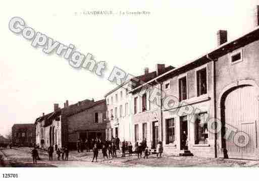 Ville de GANDRANGE, carte postale ancienne