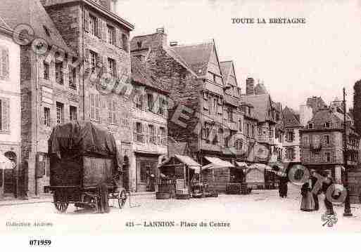 Ville de LANNION, carte postale ancienne