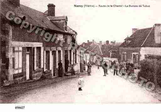 Ville de NARCY, carte postale ancienne