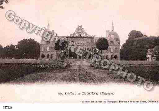 Ville de PALINGES, carte postale ancienne